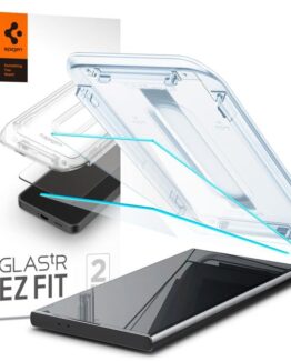 [2-Pack] Spigen Galaxy S24 Ultra Härdat glas Skärmskydd EZ-Fit