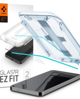 [2-Pack] Spigen Galaxy S24/S25 Härdat glas Skärmskydd EZ-Fit