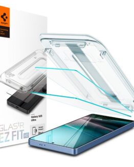 [2-Pack] Spigen Galaxy S25 Ultra Härdat glas Skärmskydd EZ Fit