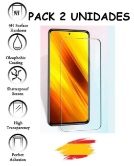 2X Protector for XIAOMI little X3 NFC tempered glass 9h anti-shock glass, 2 PCs good quality