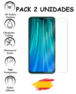 2X protective for XIAOMI REDMI 9 glass tempered glass shockproof 9h, 2 units