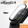 Full Screen Protector for Xiaomi Mi Band 3/4 Transparent Film Laminate TPU Xiaomi Wristband