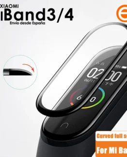 Full Screen Protector for Xiaomi Mi Band 3/4 Transparent Film Laminate TPU Xiaomi Wristband