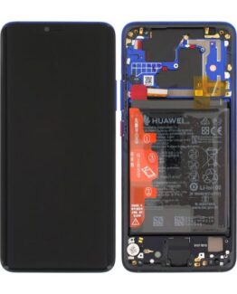 Huawei Mate 20 Pro Skärm med Batteri Original - Twilight - 02352GGC