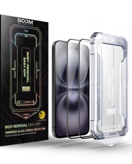 LIVSTIDSGARANTI - BOOM iPhone 15 Plus Härdat Glas Skärmskydd - 2 Pack