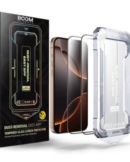 LIVSTIDSGARANTI - BOOM iPhone 16 Pro Härdat Glas Skärmskydd - 2 Pack