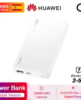 Original HUAWEI Power Bank 12000mAh 40W SuperCharge Power Bank For Huawei Xiaomi OnePlus USB Type-C