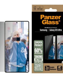 PanzerGlass Galaxy S25 Ultra Härdat Glas Skärmskydd Privacy Ultra-Wide Fit