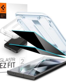 Spigen 2-Pack Galaxy S24 Ultra Härdat Glas Skärmskydd Privacy