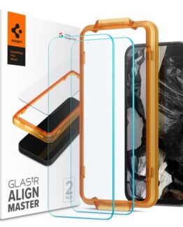 Spigen [2-Pack] Google Pixel 8A Härdat Glas Skärmskydd