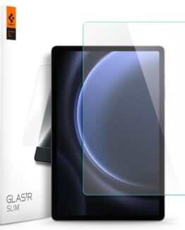 Spigen Galaxy Tab S9 FE Plus Fodral Härdat Glas Skärmskydd - Clear