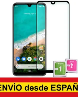 Tempered Glass Screen Protector XIAOMI MI A3 To/MY CC9E BLACK Full Front