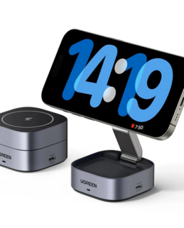 Ugreen 3-in-1 Trådlös Laddare Magsafe iPhone, Apple Watch, AirPods Qi - Svart