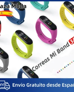 Xiaomi Mi Band 4 Strap Mi Band 3 Strap Silicone Bands Mi Band 4 Bracelet Free Shipping from Spain