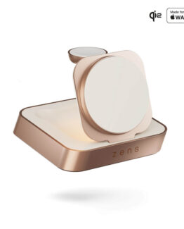 Zens Wireless Charger Nightstand Pro 2 Qi2 Copper