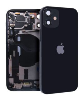 iPhone 12 Mini Komplett Baksida med Ram - Svart