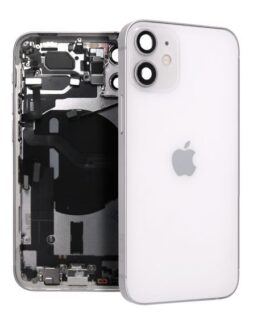 iPhone 12 Mini Komplett Baksida med Ram - Vit