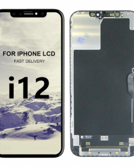 iPhone 12 Pro Max Original OLED Skärm Display Glas - Svart (Tagen från ny iPhone)