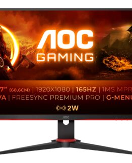 AOC Gaming 27G2SAE 27" Full HD 165Hz Gaming Datorskärm - Svart