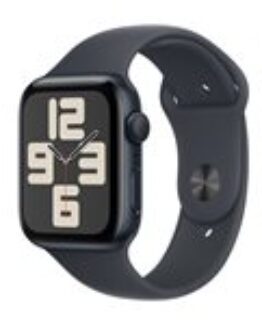 Apple Watch SE (GPS) 44 mm Sort Smart ur