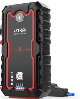 Bärbar starthjälp, Jump Starter PRO, 22 000mAh, Powerbank, 18W snabbladdning, Vattensäker