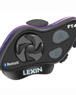 Bluetooth headset för motorcykelhjälm med intercom, FM-tuner, IP67, 2000m