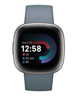 Fitbit Versa 4 40 mm Smartklocka - Blå/Silver