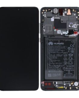 Huawei Mate 20 Original Skärm LCD Display med Batteri - Svart - 02352ETG