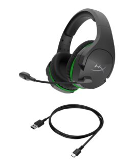 HyperX CloudX Stinger Core Wireless Headset - Svart/Grå/Grön