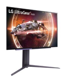 LG UltraGear 27GS95QE-B 27" 2560 x 1440 (2K) HDMI DisplayPort 240Hz Pivot Skærm