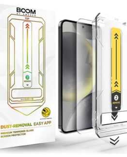 LIVSTIDSGARANTI - BOOM Galaxy S24/S25 Härdat Glas Skärmskydd - 2 Pack