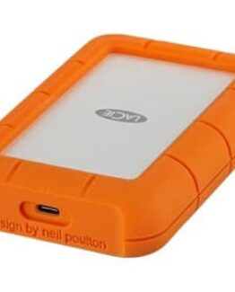 LaCie Rugged USB-C - Hårddisk - 4 TB - extern (bärbar) - USB 3.1 Gen 1 (USB-C stikforbindelse) - orange