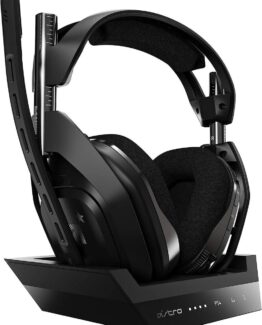 Logitech G ASTRO Gaming A50 trådlöst headset+gamingladdningsstation, 4:e generationen, Dolby, balanserande spelljud och röst, 2,4 GHz trådlös anslutni