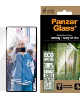 PanzerGlass Galaxy S25 Ultra Härdat Glas Skärmskydd Eco Matrix Ultra-Wide Fit