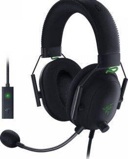 Razer Blackshark V2 Gaming Headset + USB Mic Enhancer - PC - Svart