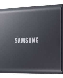 Samsung T7 MU-PC2T0T - SSD - krypterat - 2 TB - extern (portabel) - USB 3.2 Gen 2 (USB-C kontakt) - 256 bitars AES - Titan gray