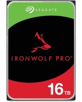 Seagate IronWolf Pro ST16000NT001 - Hårddisk - 16 TB - intern - 3,5" - SATA 6Gb/s - 7200 rpm - buffert: 256 MB - med 3 års Seagate Rescue Data Recove