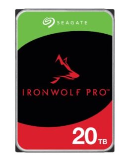 Seagate IronWolf Pro ST20000NT001 - Hårddisk - 20 TB - intern - 3,5" - SATA 6Gb/s - 7200 rpm - buffert: 256 MB - med 3 års Seagate Rescue Data Recove