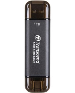 Transcend Portabel SSD USB-C 1TB - Svart