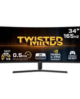 Twisted Minds Eclipse Pro Series CURVE 34 WQHD - 165HZ 0,5 ms VA-spelmonitor