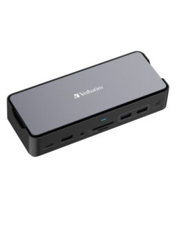 Verbatim USB-C Pro dockningsstation 15 portar med SSD inkluderad CDS-15SSD