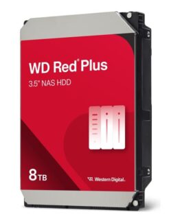 WD Red Plus - Hårddisk - 8 TB - intern - 3,5"