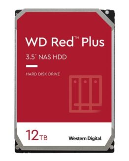 WD Red Plus NAS Hard Drive WD120EFBX - Harddisk - 12 TB - intern - 3.5" - SATA 6Gb/s - 7200 rpm - buffer: 256 MB