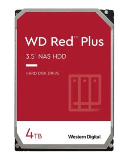 WD Red Plus WD40EFPX - Hårddisk - 4 TB - intern - 3,5"