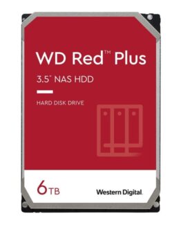 WD Red Plus WD60EFPX - Hårddisk - 6 TB - intern - 3,5"