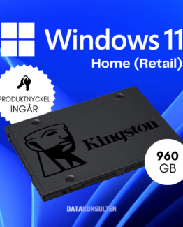 Windows 11 Home (SSD disk) + Retail Licens - 960 GB