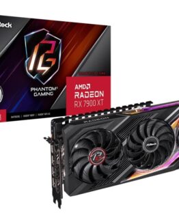 ASRock Phantom Gaming Radeon RX 7900 XT 20GB OC - Grafikkort - Radeon RX 7900 XT - 20 GB GDDR6 - PCIe 4.0 x16 - 3 x DisplayPort, HDMI