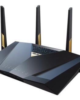 Asus Rt-Be88u - Trådlös Router 9-Ports-Switch - 1Gbe, 2.5Gbe, Wi-Fi 7 - Wan-Portar: 3 - Wi-Fi 7 - Dubbelband