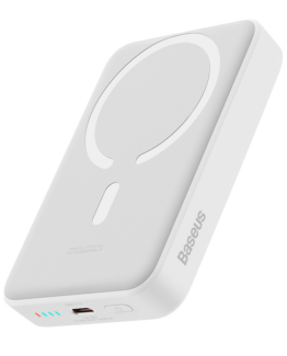 Baseus Mini Magnetisk Trådlös Powerbank 10000mAh 30W - Vit