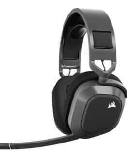 Corsair Gaming Hs80 Max Wireless - Headset - Fullstorlek - 2,4 Ghz - Trådlös - Usb - Stålgrå